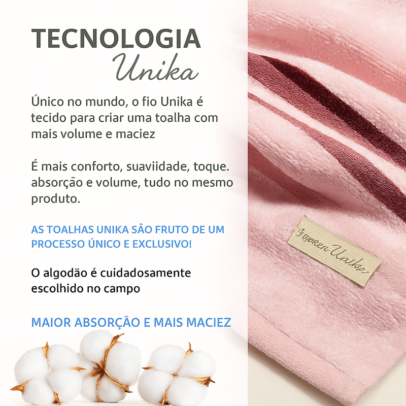 Toalhas de Banho Gigantes Fio Penteado Luminar KIT