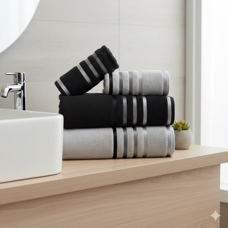 Toalhas de Banho Gigantes Fio Penteado Luminar KIT