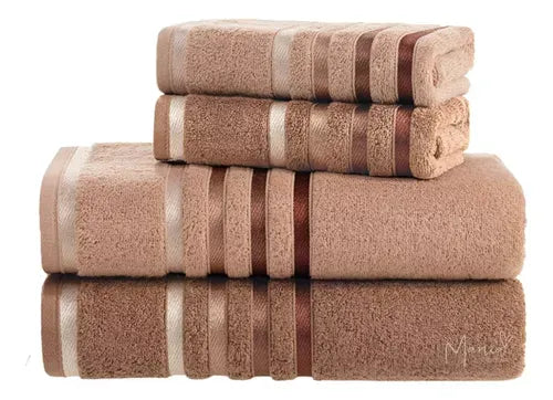 Toalhas de Banho Gigantes Fio Penteado Luminar KIT