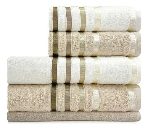 Toalhas de Banho Gigantes Fio Penteado Luminar KIT